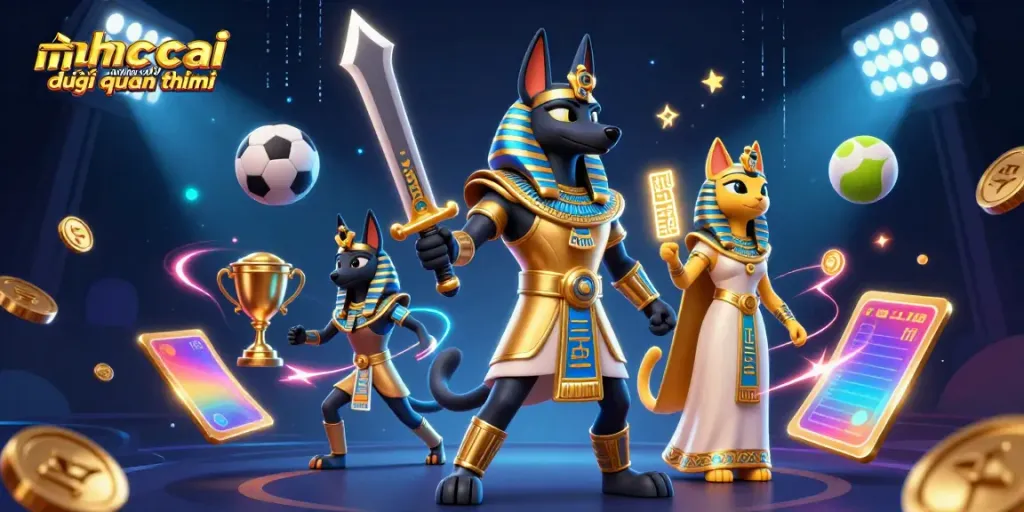 Experience the thrill of nha cai online uy tin được quan tâm with a vibrant display of sports betting elements.