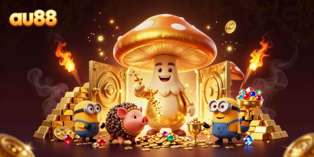 Experience the magic of au88 with vibrant treasures and enchanted characters in this 3D casino adventure.