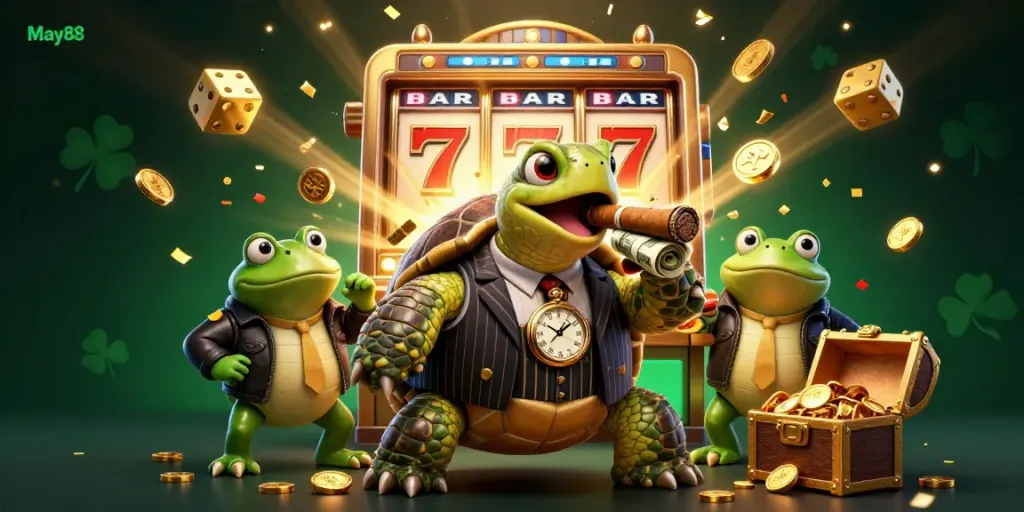 Experience thrilling action at May88 with engaging characters and vibrant casino elements.