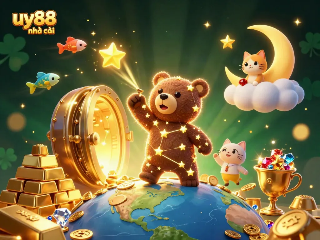 Engage with uy88 nhà cái using golden treasures, celestial bear, and lucky gems to enhance your gaming experience.