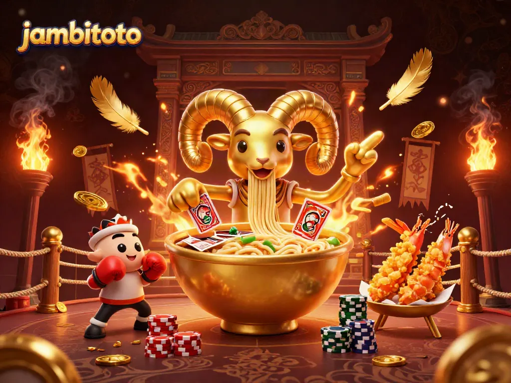 Engage in thrilling card games with jambitoto's vibrant casino characters in a dynamic arena.