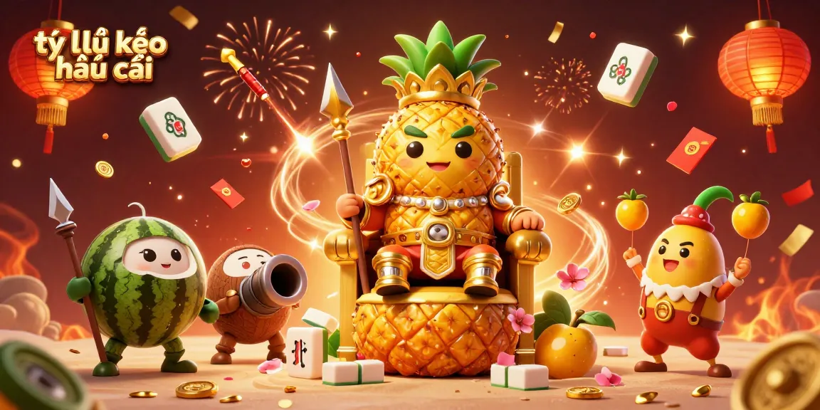 Raising your odds with tỷ lệ kèo nhà cái as the golden pineapple king rules the sandy beach casino.