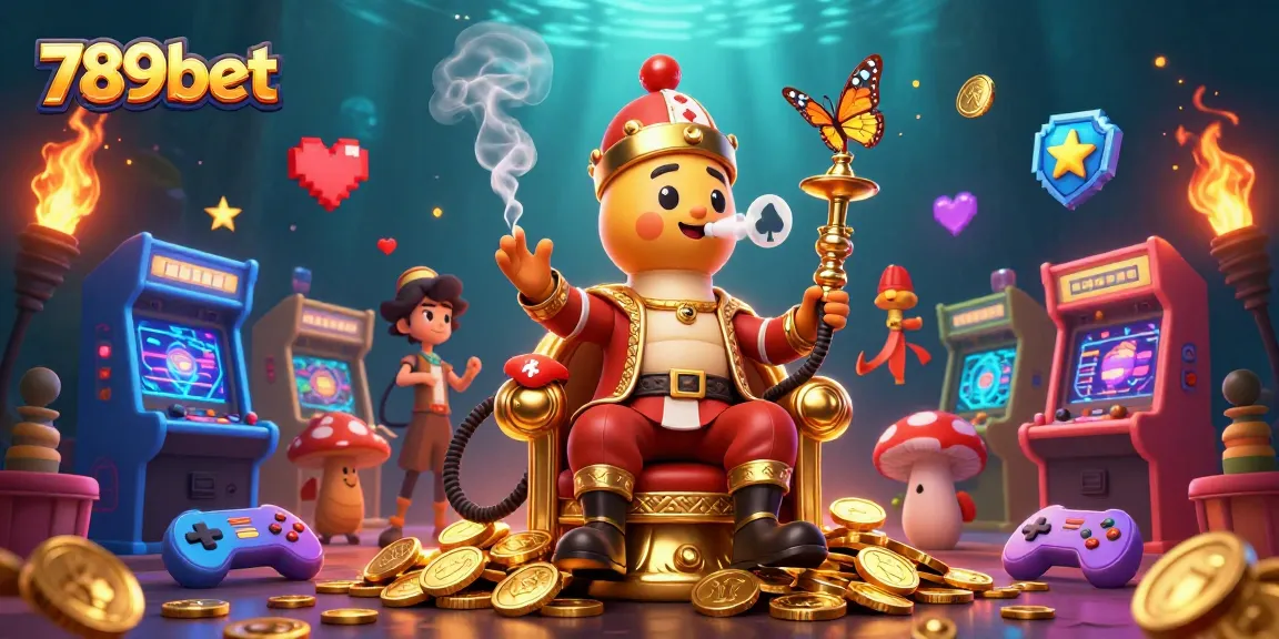 Experience thrilling wins at 789bet with a vibrant casino-themed illustration of gaming excitement.