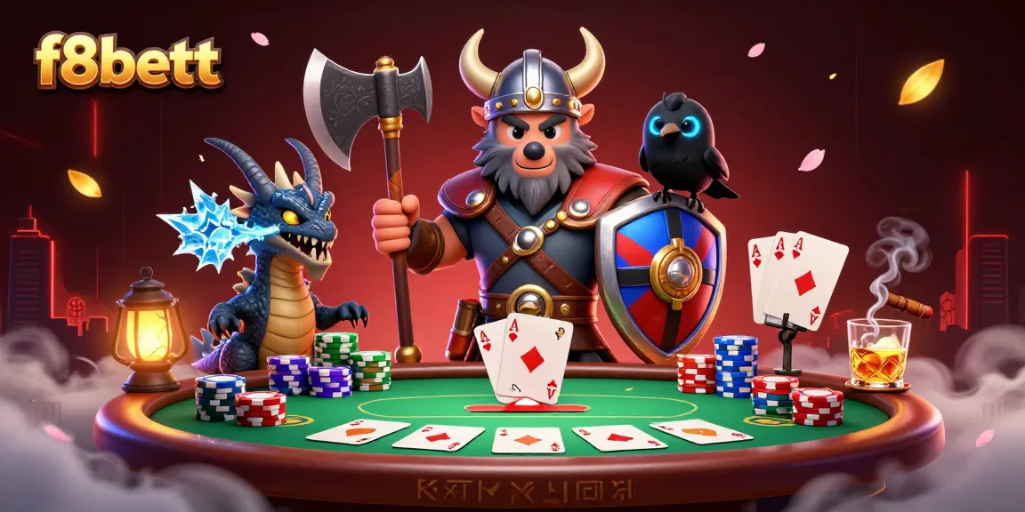 Experience thrilling gameplay at f8bettt with our engaging evening poker tournament illustration.