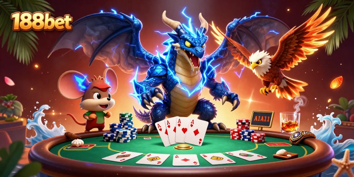 Engage in thrilling games at 188bet with powerful characters and vibrant casino elements.