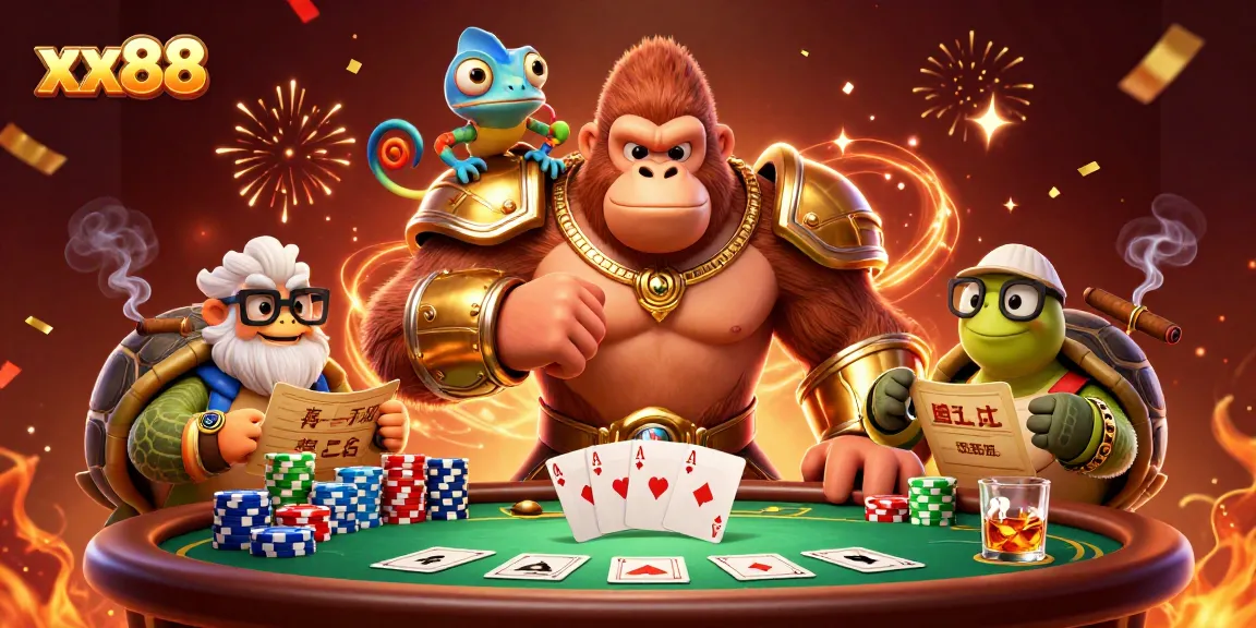 Experience thrilling gameplay at xx88 with vibrant poker action and engaging characters.