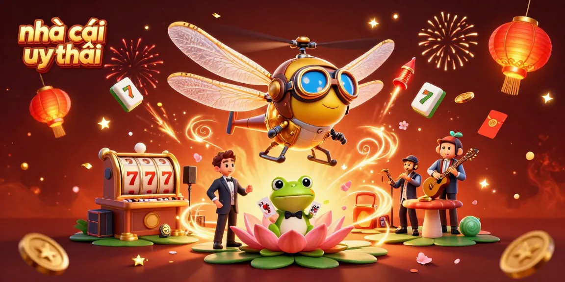 Experience thrilling gameplay at nhà cái uy tín with a vibrant 3D casino scene full of excitement.
