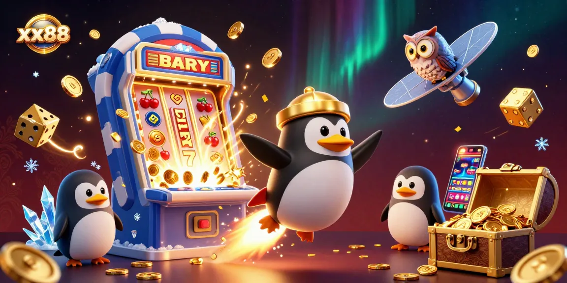 Win big with xx88's thrilling casino scene featuring action-packed gaming elements and vibrant characters.