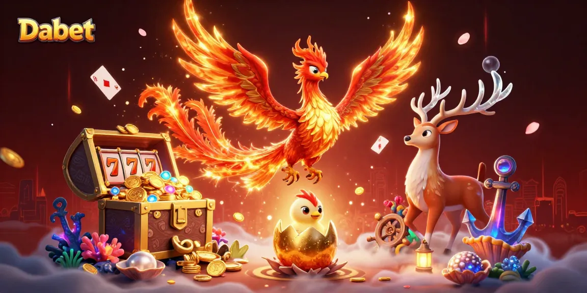 Dabet offers immersive gaming experiences with thrilling slot games featuring phoenix elements.