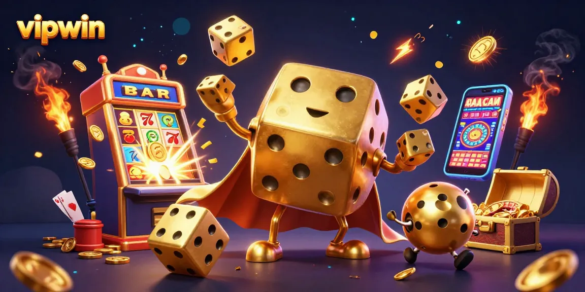 Experience the excitement of vipwin with dynamic gaming, golden dice, and jackpot thrills!