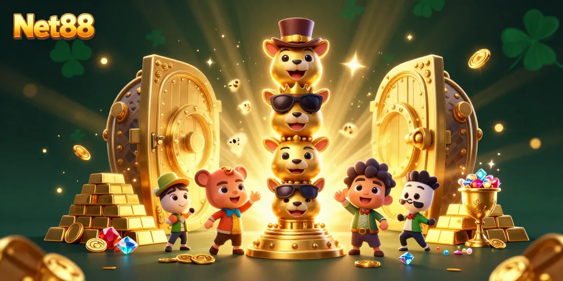 Experience excitement and winning potential at Net88 with a vibrant casino scene full of treasures.