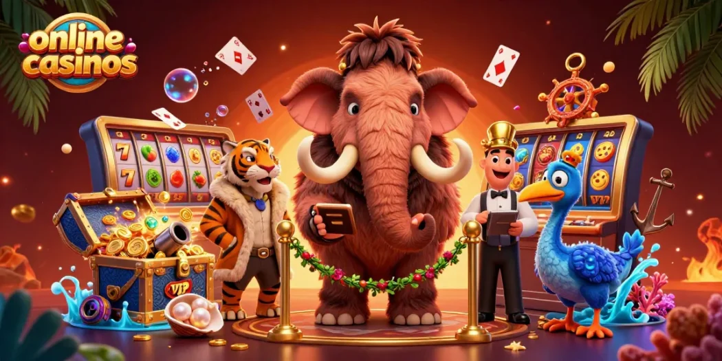 Experience the thrill of online casinos with vibrant characters and dynamic gaming elements.