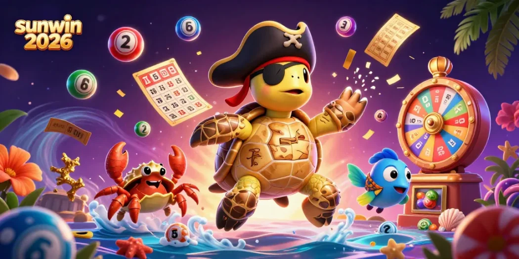 Experience thrilling gameplay at sunwin 2026 with interactive lottery balls, pirate characters, and sunken treasures.