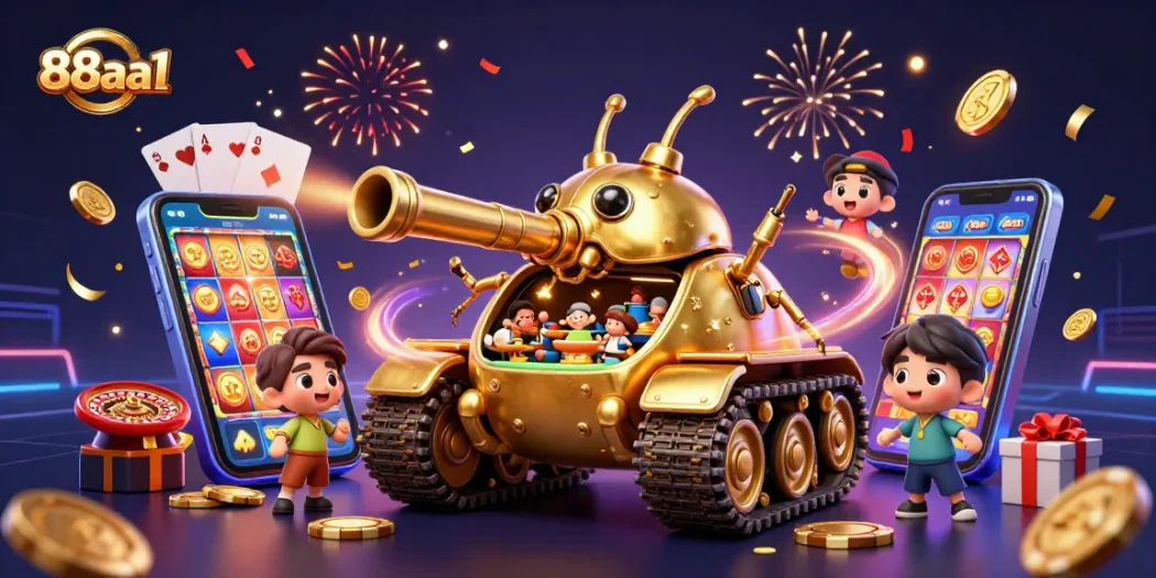 Engage with thrilling games at 88aa1, featuring vibrant visuals and exciting gambling elements.
